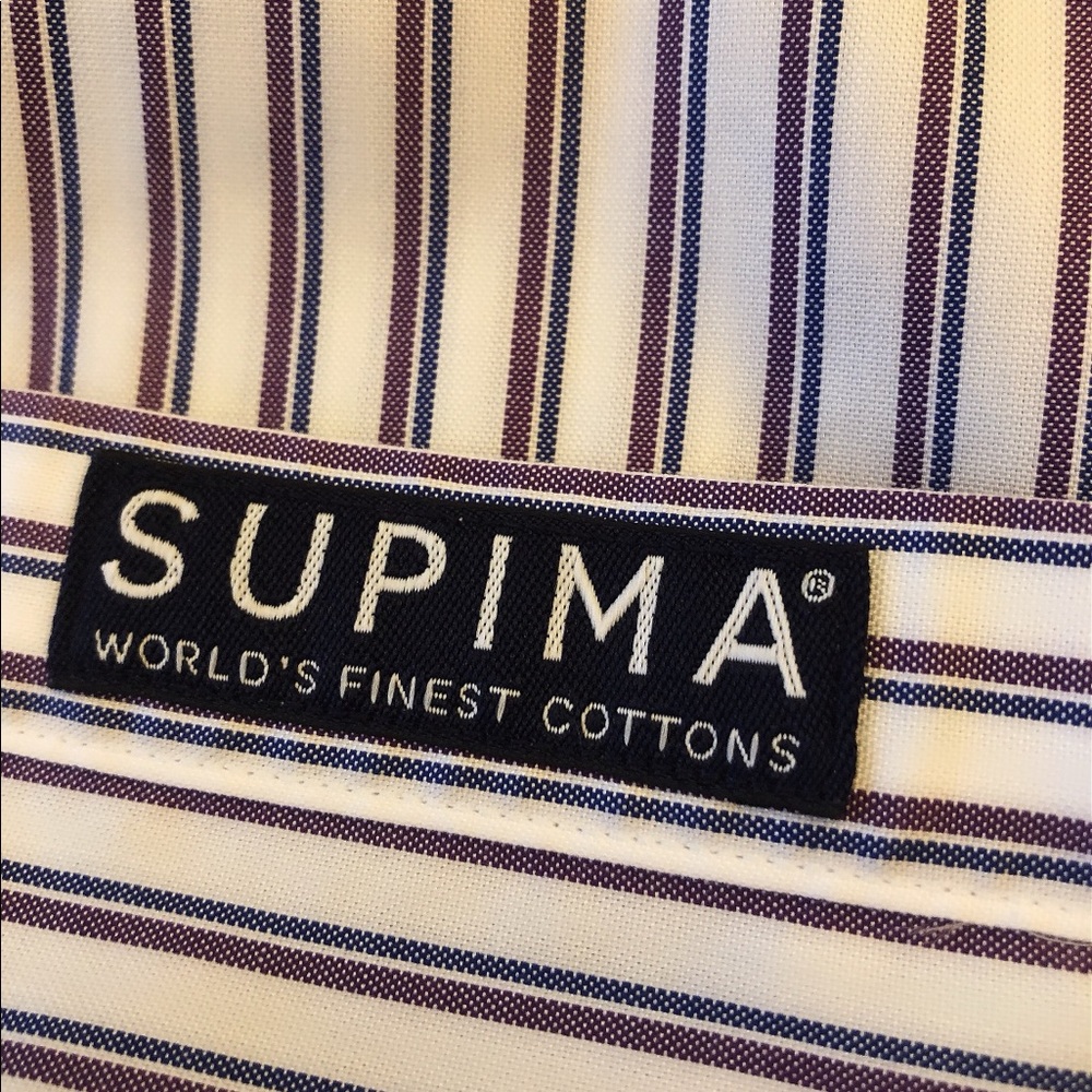 NEW. Land’s End Supima Pinpoint No Iron. - Picture 4 of 5